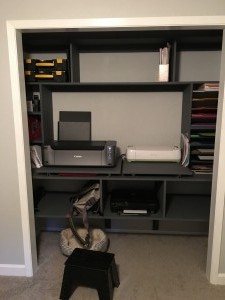 Craft Room Closet 